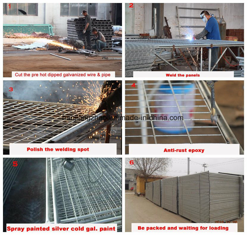 As4687 Hot-Dipped Galvanized Safety Temporary Construction Site Fence (XMS1)