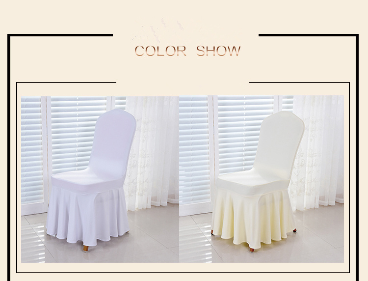Banquet Wholesale Pleated Cheap Chair Cover