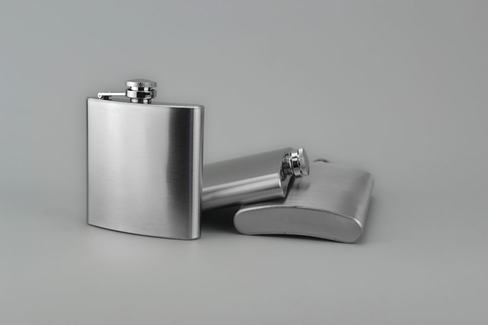 Hip Flask with Logo