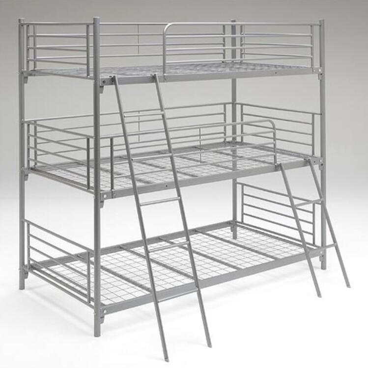 Steel 3 Sleeper 3 Tier Triple Cheap Metal Bunk Beds