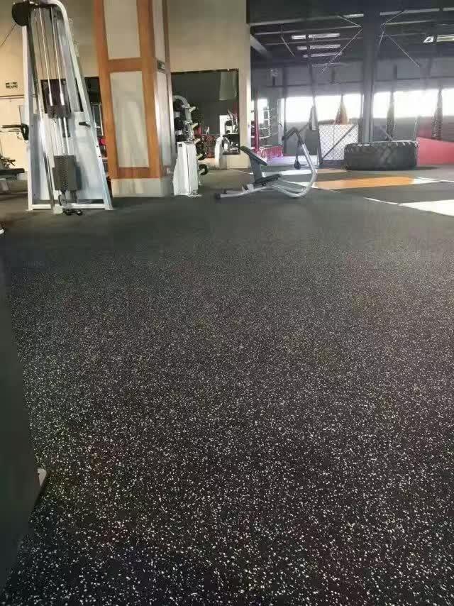 Fitness Center Rubber Gym Flooring Roll