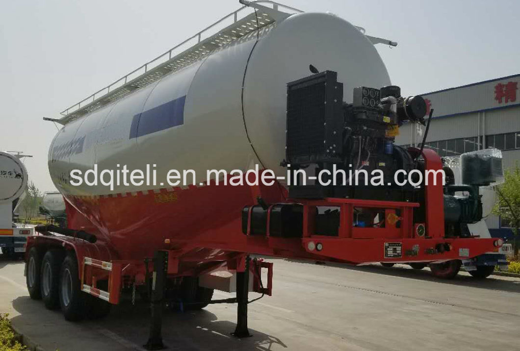 3 Axles China Truck Trailer Manufacturer Supply Bulk Cement Tank Trailer Semi Tanker Trailers