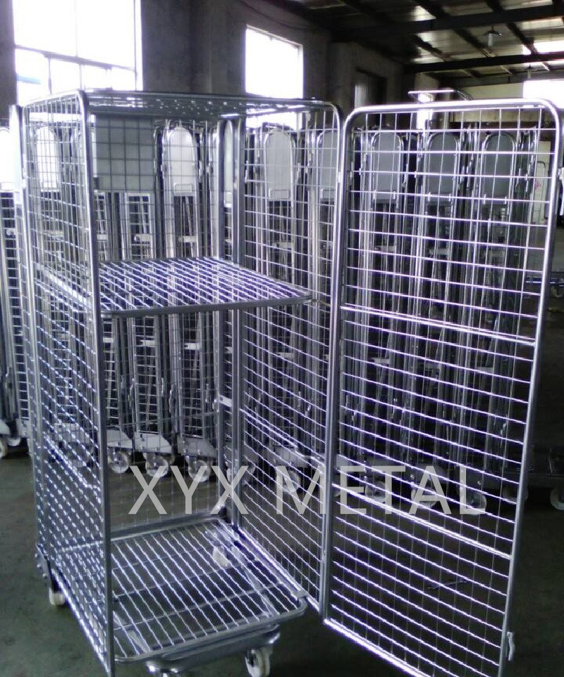 Folding Four Sides 4 Sided Full Security Mesh Roll Cage