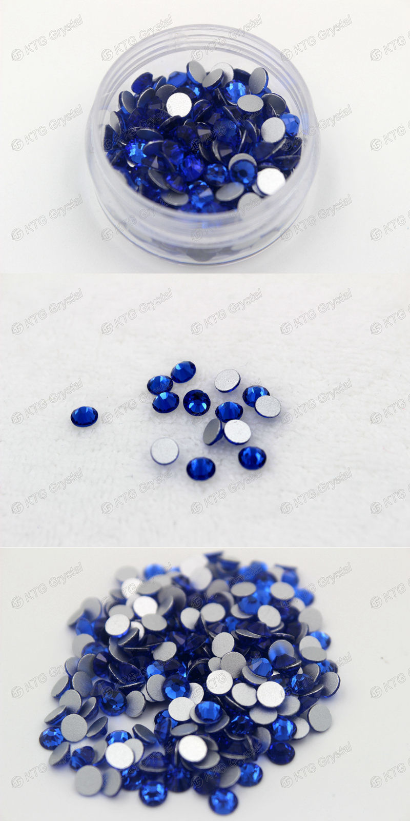 Shiny Loose Gems Flat Back Non Hotfix, Glass Clear Crystals Nails Art Charms
