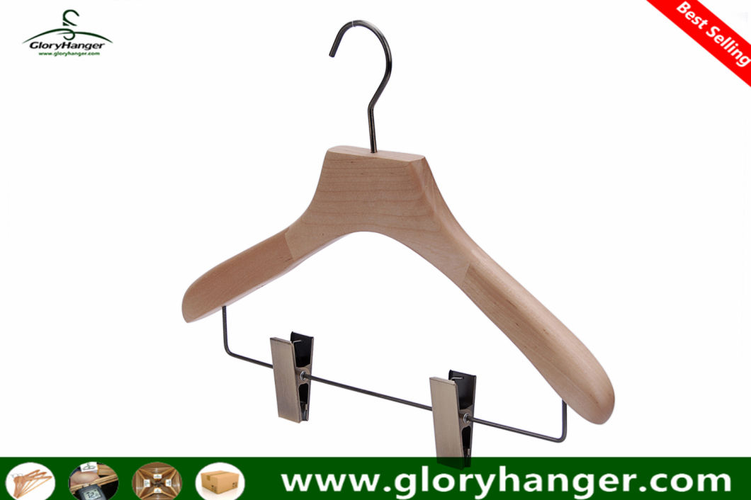 Luxury Hotel Wooden Coat Hanger