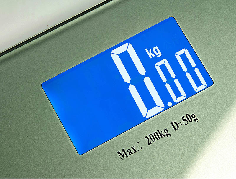 Large Platform (345X315mm) 8mm Tempered Glass Electronic Weighing Scale
