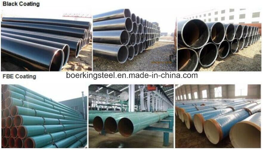 2018 Cold Rolled API 5L Gr. B 3PE, Large Diameter Welded Round Carbon LSAW Steel Pipe for Steel Structure