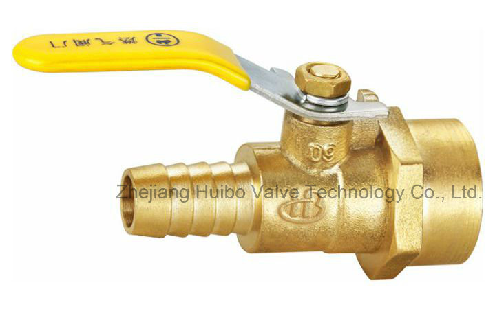 Brass Gas Valve 1/2''-3/4''inch with Female Thread Straight Handle