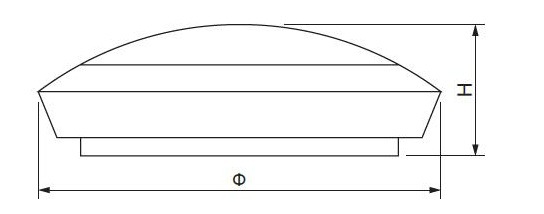 IP66 Surface Mounted LED Ceiling Light