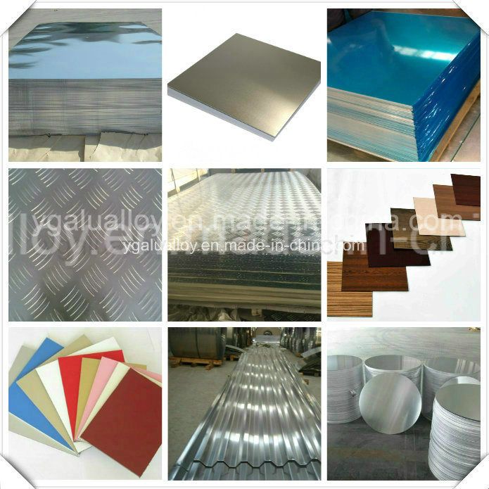 Decorative Sublimation Aluminum Alloy Sheet Mirror Polished Anodized Aluminum Plate (1050,1060,2011,2014,2024,3003,5052,5083,5086,6061,6063,6082,7005,7075)