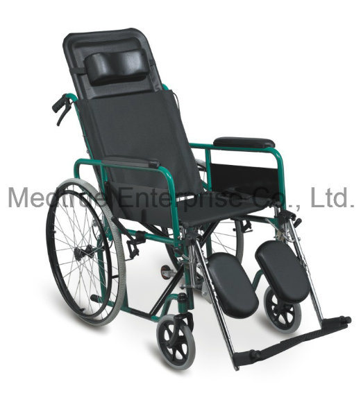 CE/ISO Approved Hot Sale Cheap Medical Steel Wheel Chair (MT05030011)