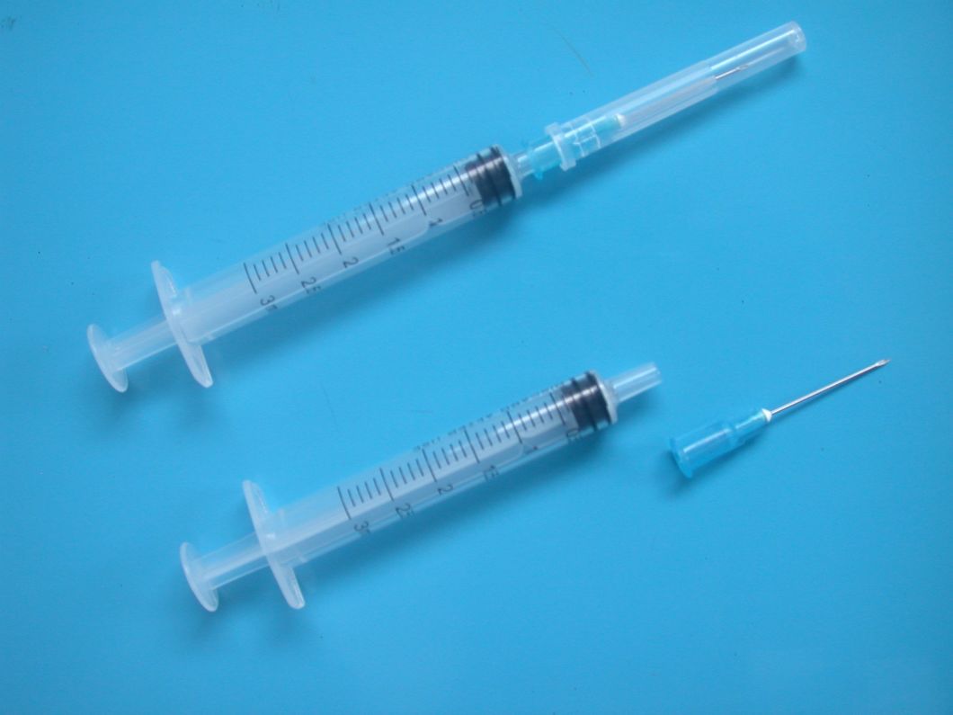 Disposable Syringe 3ml Luer Slip with Hypodermic Needle