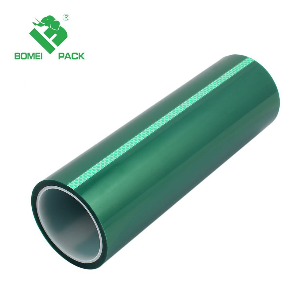 Thermal Insulation Pet High Temperature Green Polyester Silicone Adhesive Tape