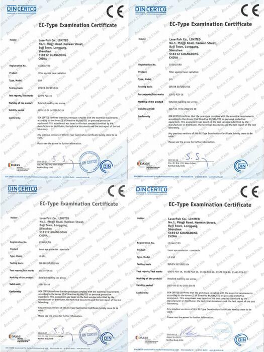 CE EN169 IPL Safety Glasses for IPL, Elight, Shr Safety Glasses/ IPL Skin Rejuvenation, Elight IPL Hair Removal Machine