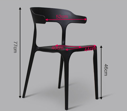 Chinese Modern Plastic Dining Chair with Low Price