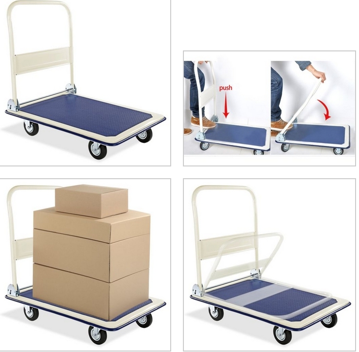 300kg Platform Hand Truck Heavy Duty Industrial Trolleys pH300