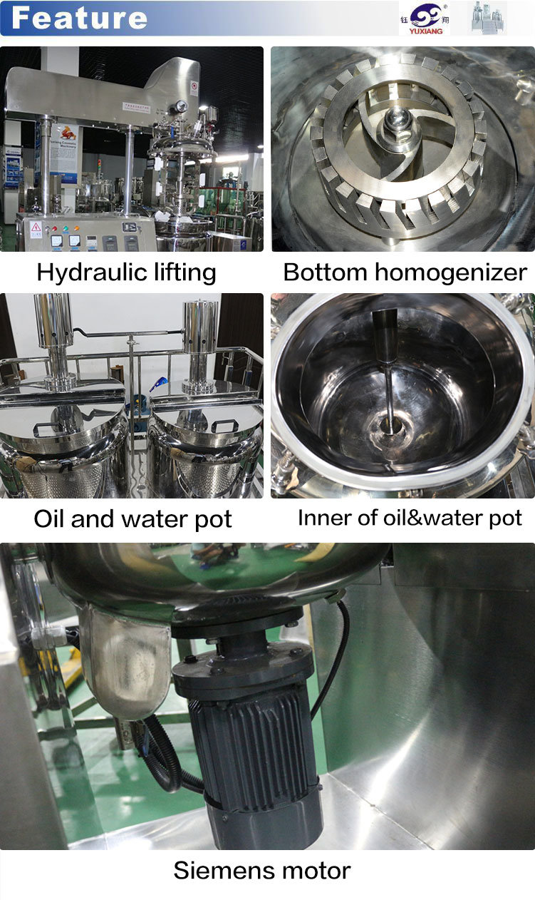 RHJ-A 100L Bottom Type Homogenizer Vacuum Emulsifying Mixing Machine