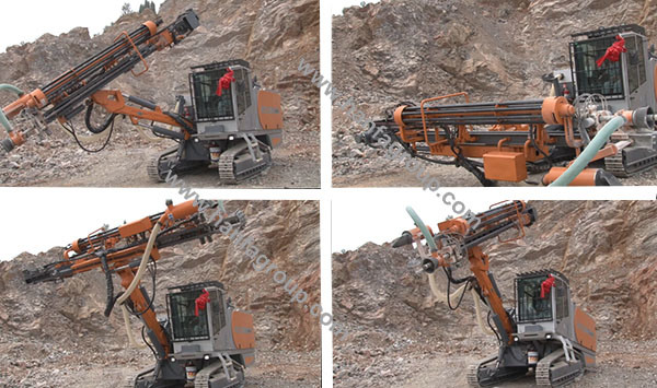 Hfga-44 Automatic DTH Surface Drill Rig, Hydraulic Portable Drilling Machine Made in China