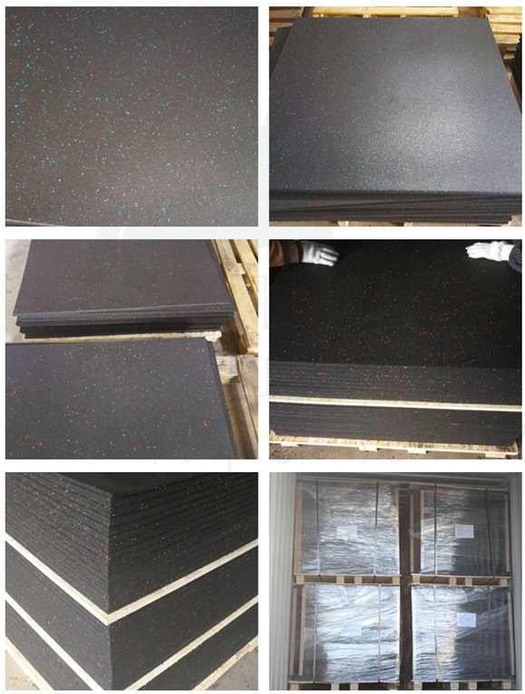 Hiaght Quality 15mm Gym Rubber Flooring