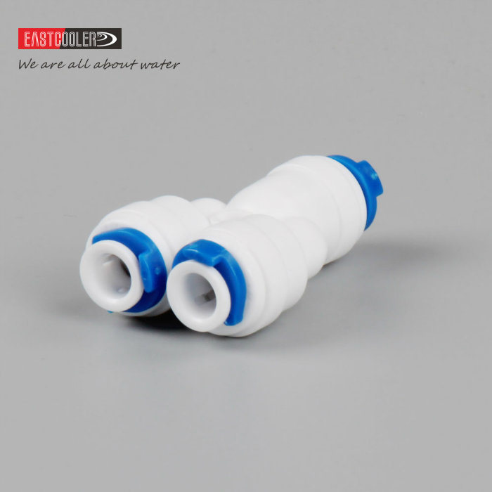 Eastcooler Y Type Two Way Plastic Water Divider Quick Fittings