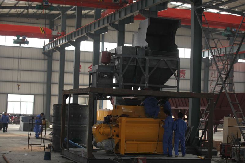 Construction Equipment Staionary Tower Type Concrete Batching Plant