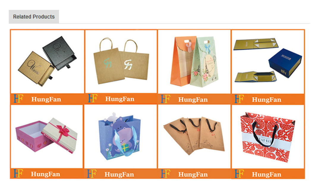 Manufacturing Custom Paper Bag/Shopping Bag/Gift Bag/Hand Bag