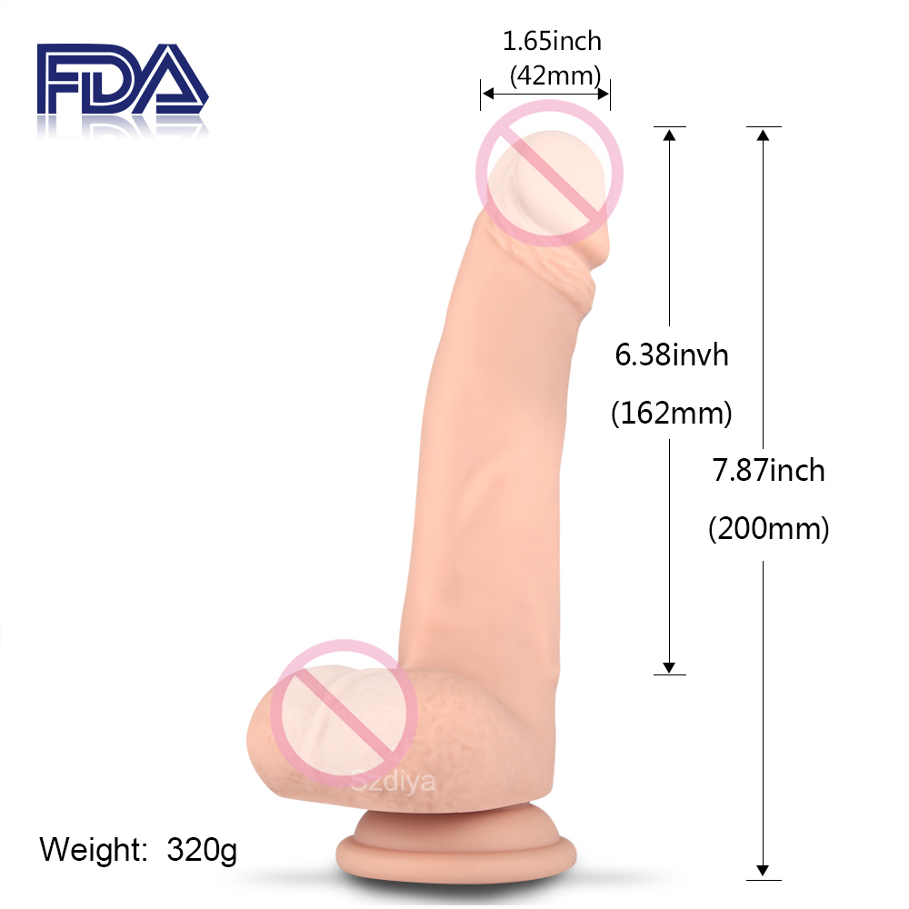 China Factory Sex Dildo Toy for Couple Lesbian (DYAST422A)