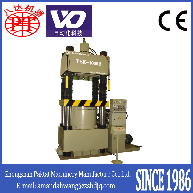 Paktat Ysk-1000b Four Column Hydraulic Press for Auto Parts Cold Forging