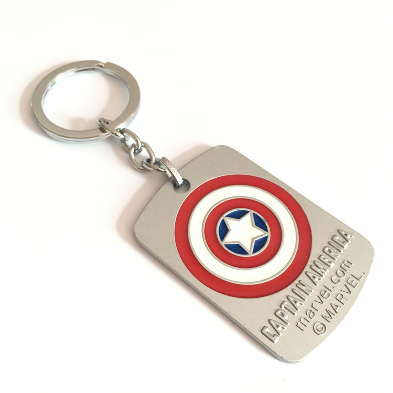 Customized Personalized Cheap Captain America Marvel Keychain