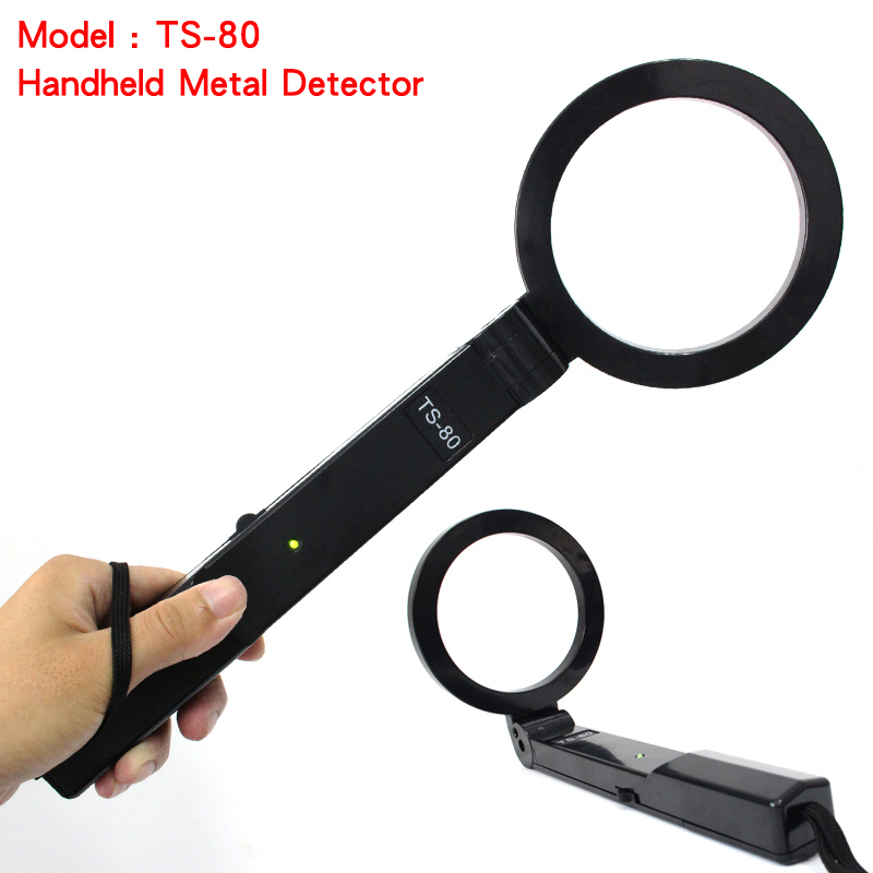 High Sensitivity Foldable Metal Detector Ts-80 Portable Handheld Metal Detector Airports Railway Stations Docks