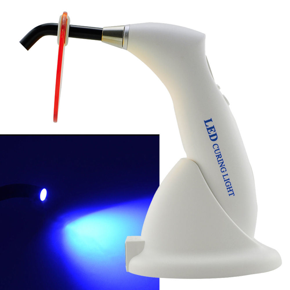 Dental 5W Wireless Cordless LED Curing Light 1500MW Gun Type