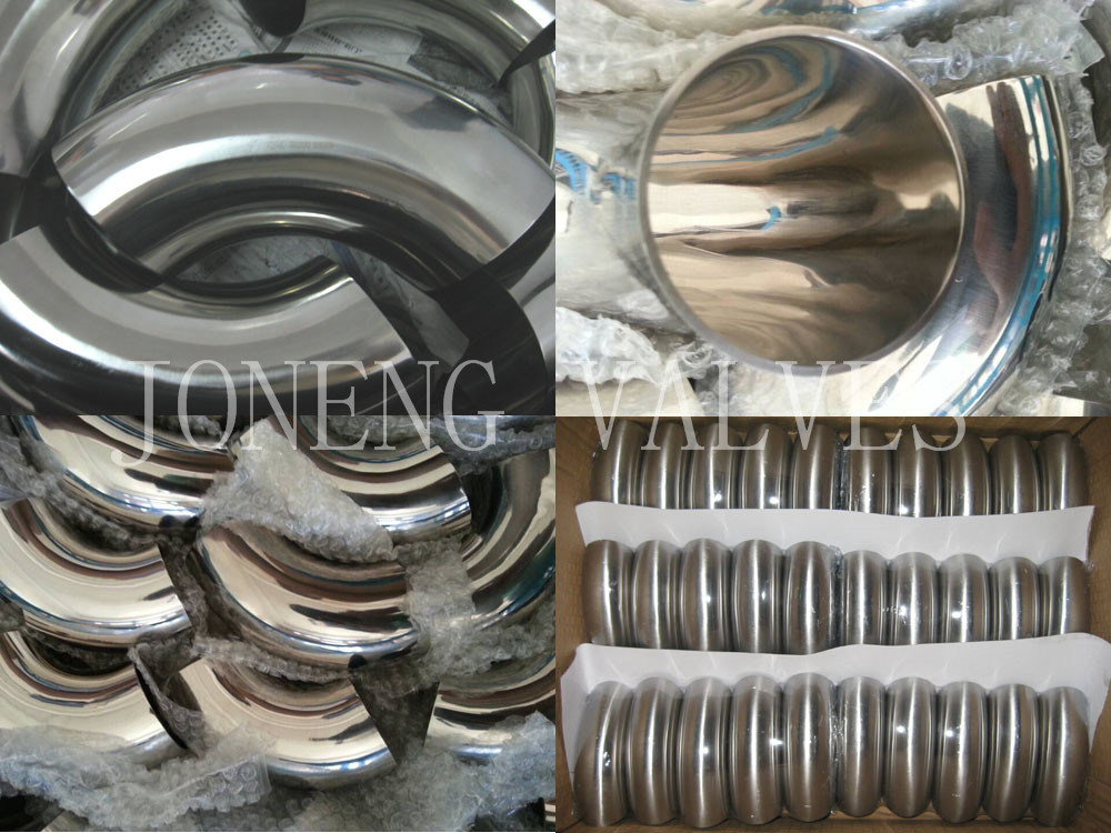 China Stainless Steel Sanitary Hygienic Low Sulfur Bend Elbow Tube Pipe Fitting (JN-FT5001)
