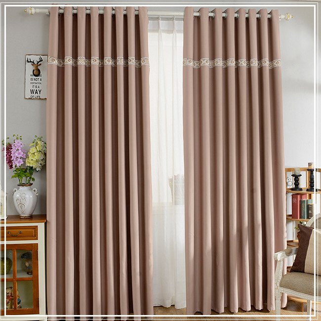 High Quality Solid Heat-Insulate Blackout Window Curtain (22W0020)