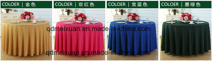 Cheap Price with Good Quality Tablecloth for Wedding Table Dining Table (M-X1190)