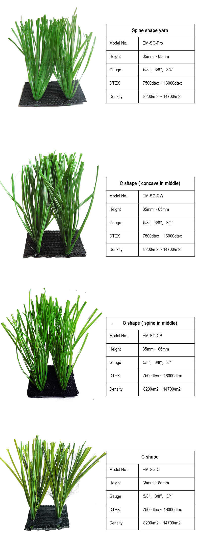 Artificial Grass, Synthetic Turf, Fake Grass for Soccer, Football, Sports with SGS Certified