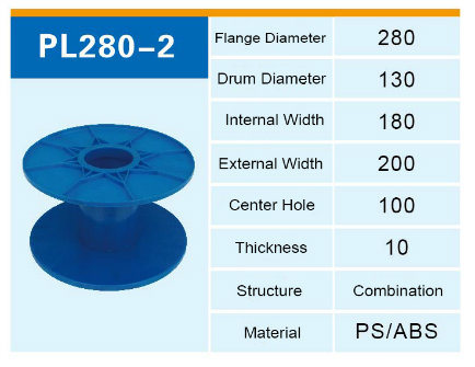 Empty Plastic Coil Spool for Wire Cable and Rope