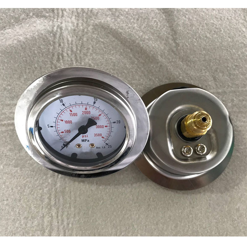 Stainless Steel Case Brass Internal Glycerin Pressure Gauge