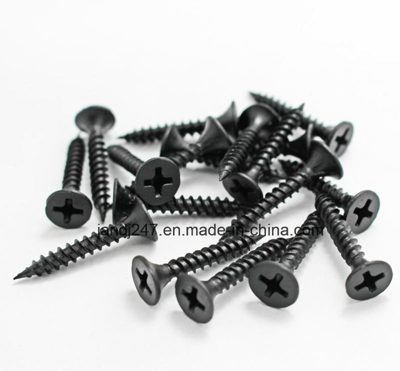 Black Phosphatized Bugle Head Drywall Nail Screw