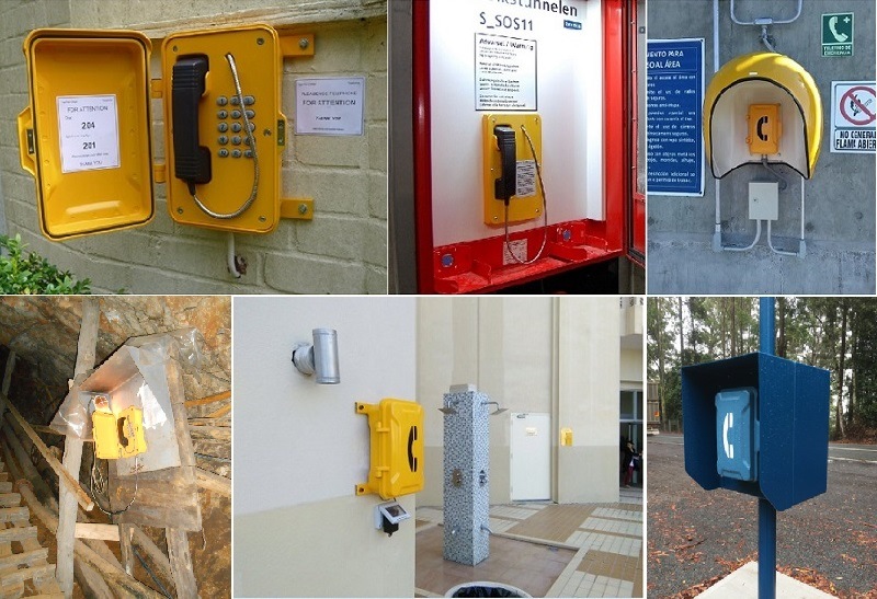 VoIP/SIP Outdoor Emergency Telephones, Tunnel Telephone, GSM/3G Highways Sos Telephone