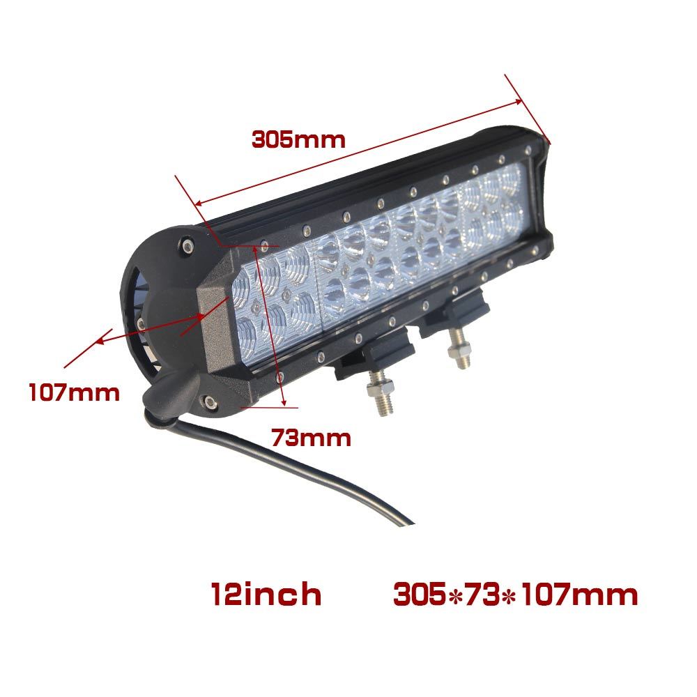 Super Bright Wholesale Offroad 72W 12inch LED Light Bar with Ce RoHS