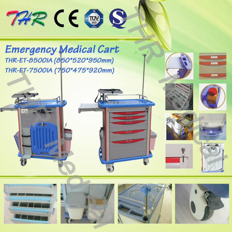 Medical Emergency Cart Hospital Furniture