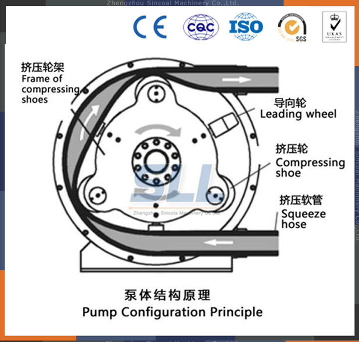 Hot Sell OEM Popular Mini Mortar Rubber Hose Pump Peristaltic