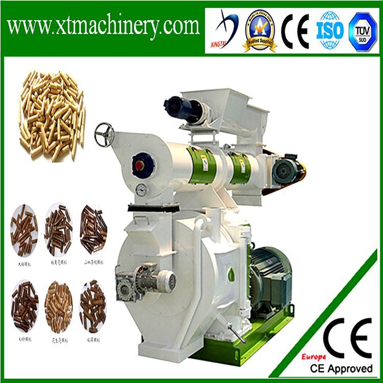 Auto-Mixing, Auto Feeding Horizental Pellet Machine for Biomass Fuel