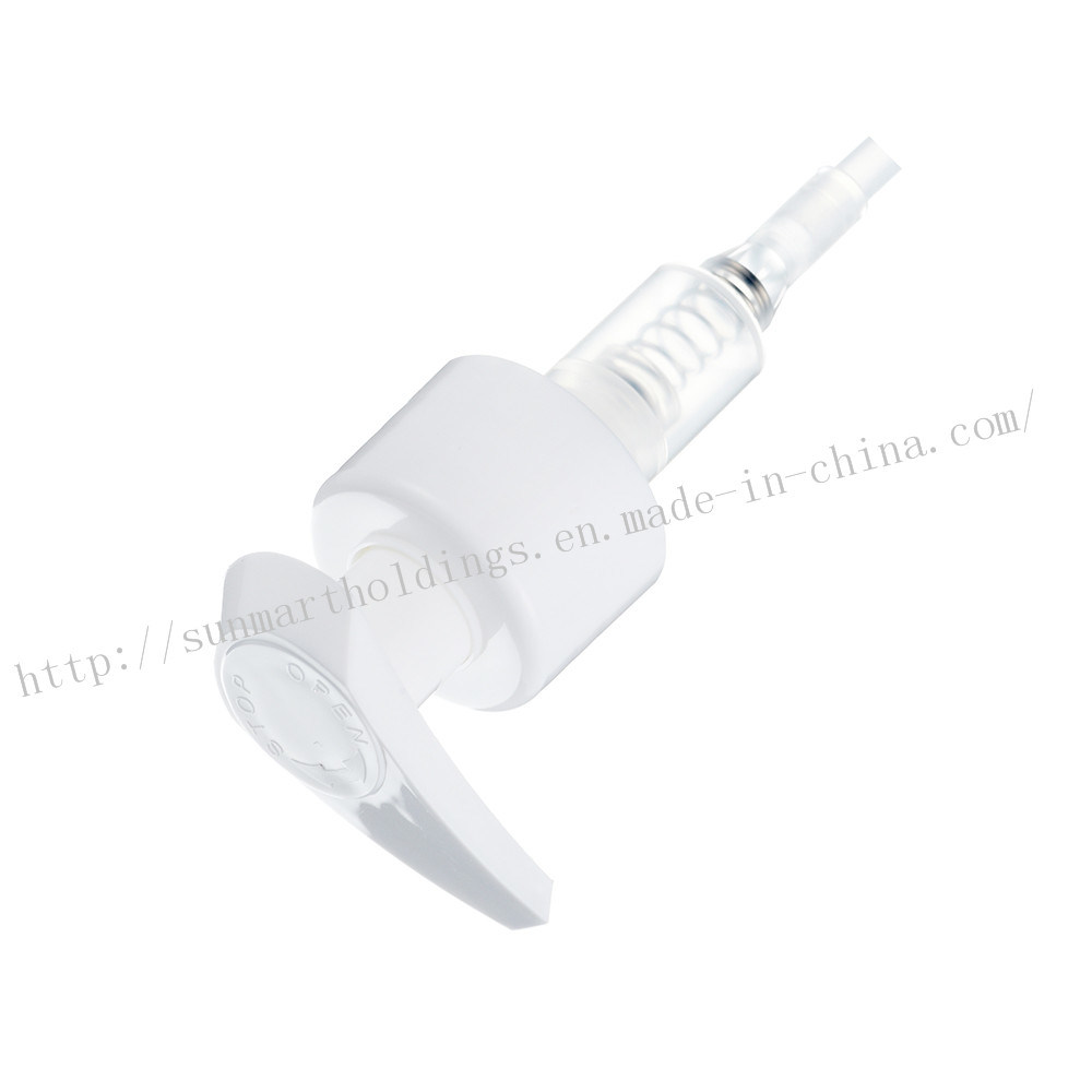 Plastic Lotion Pump with Clip for Lotion Packaging