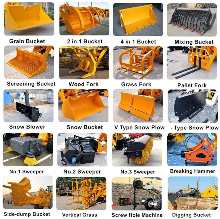 Auto Hydraulic Factory Wholesale Backhoe Loader with Low Price