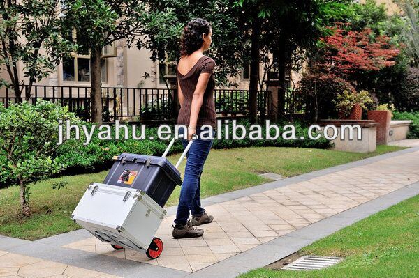 Cheap Hand Truck, Plastic Wheel Garden Trolley From Yahu