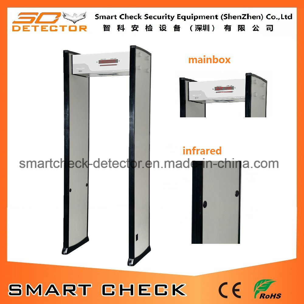 Single Zone Portable Metal Detector Walk Through Metal Detector