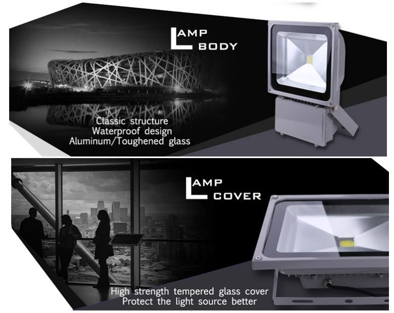 Tunnel Ce Outdoor LED Spotlight 10W 20W 30W 50W 80W 100W LED Flood Light