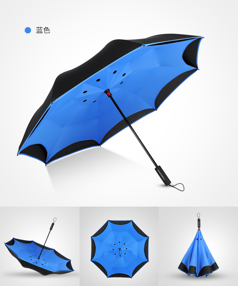 Best Rain Sun Umbrella Inverted Design for Cars for Advertising