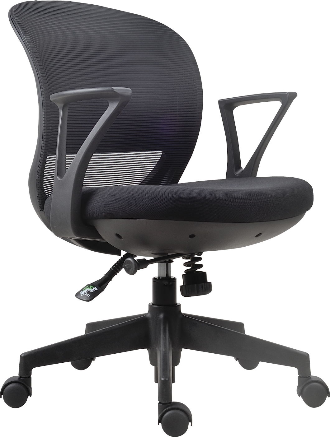 Office Furniture MID Back Swivel Ergonomic Computer Desk Mesh Chair (LSM-M205BK)